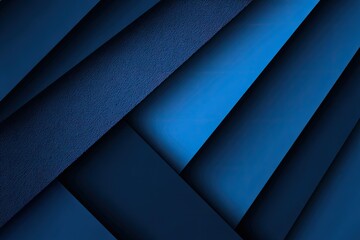 Abstract layered design in deep blue hues