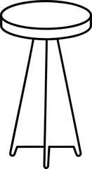 vector illustration of a modern chair