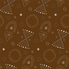 seamless background with coffee beans