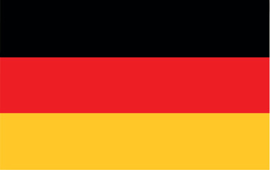 Naklejka premium flag of germany vector