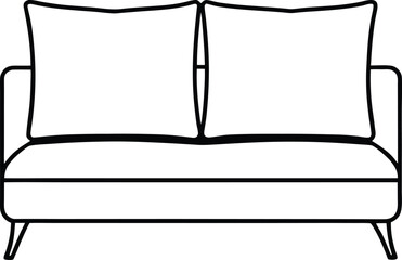 armchair isolated on white background