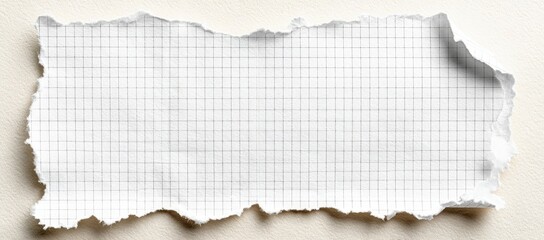 Torn piece of graph paper (2)