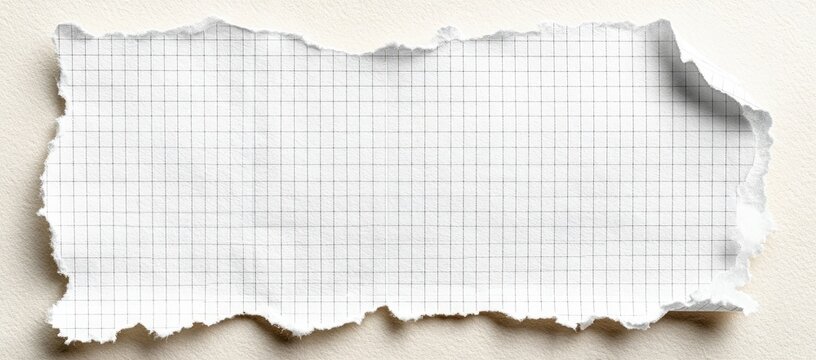 Torn piece of graph paper (2)