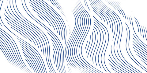 Sea waves layered vector background illustration and sea beach