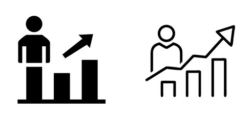 User Growth and Audience Expansion Line Icon