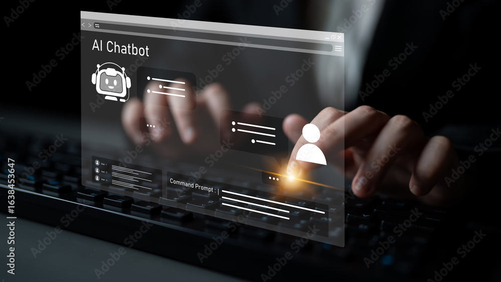 Poster AI chatbot using prompt engineering and LLM deep learning delivers explainable generative AI for smarter, more efficient business support. Latch
