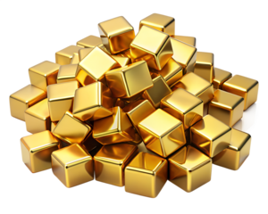 gold bars  isolated on white background. PNG Transparent file type with high definition quality And vibrant color grading Available.