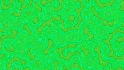 Vibrant green abstract organic flowing pattern