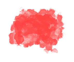 Deep Red Cloud on Transparent Surface A Digital Depiction of a Textured Sphere with Soft Edges for Creative Projects and Visual Designs