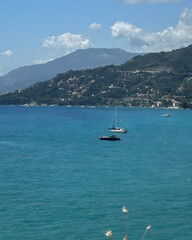 Fototapeta premium boat on the sea