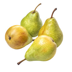 pears isolated on a white background