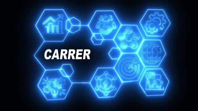 Innovative Collaboration A Digital Connection carrer in Innovation Exploring the Future Unified Progress Digital Synergy in Motion Futuristic Collaboration Building carrer.