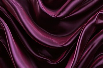 Obraz premium Draped deep crimson satin