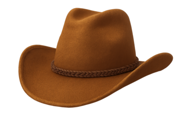 Brown cowboy hat isolated transparent. Cowboy hat isolated transparent. Cowboy hat. American hat