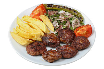 meat with vegetables