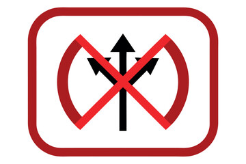 Obraz premium Digital illustration of a square traffic sign with bold colors