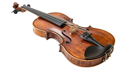 Fototapeta premium Sitar isolated on a white background PNG. AI GENERATED.