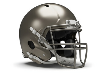 Naklejka premium American football helmet isolated on white background