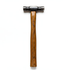 Ball peen hammer isolated on white background