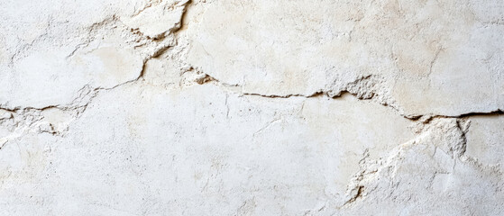 Obraz premium Weathered Concrete Wall with Cracks and Rough Surface Texture
