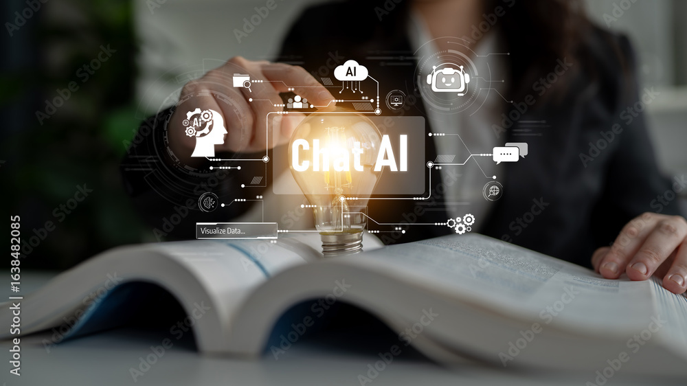 Poster AI chatbot using prompt engineering and LLM deep learning delivers explainable generative AI for smarter, more efficient business support. Latch