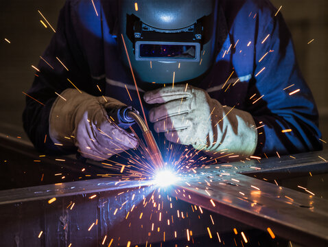 welder at work