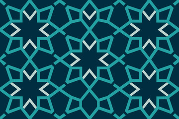 Abstract geometric pattern with repeating shapes and vibrant colors