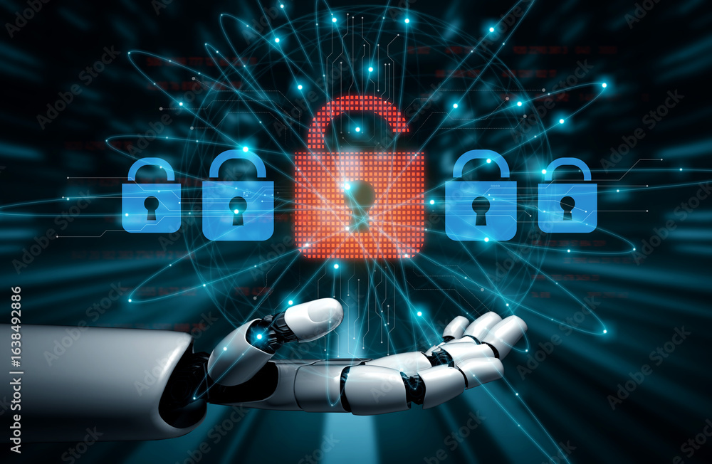 Poster ai system identifies potential data vulnerabilities and alerts for breaches, improving proactive cyb