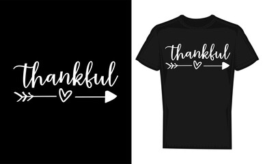 Dog Illustration with Summer Theme Featuring a Heart and Thankful Text Ideal for T Shirts and Apparel Design silhouette