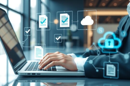 Digital workflow management with cloud security and data processing