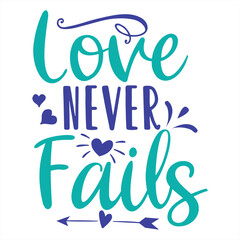 love never fails