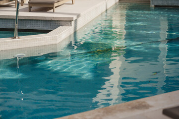 Swimming Pool water at a resort