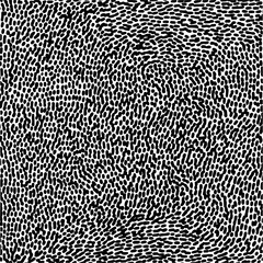 Abstract black and white chaotic pattern of small irregular shapes and lines design art 100