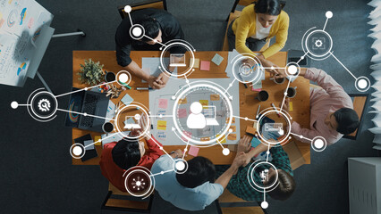 Collaborative Working Environment with Diverse Team Engaged in Creative Brainstorming and Planning with Digital Technology Integration. Amity