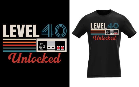 Unlocked Level 40 Birthday Boy Video Game Controller