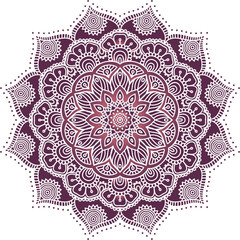 ornamental round lace pattern