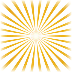 Geometric rays beam yellow sunburst background explosion sunbeam pop art ray texture design wallpaper vector vintage retro abstract poster