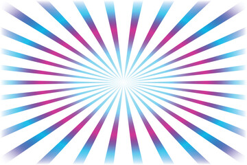 Geometric rays beam blue purple sunburst background explosion sunbeam pop art ray texture design wallpaper vector vintage retro abstract poster