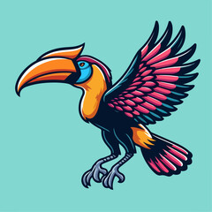 illustration of a toucan