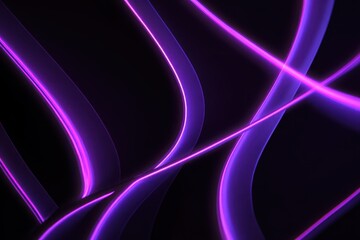 Vibrant neon purple wallpaper background with dynamic lines creating a sense of depth and modern aesthetics for creative projects and digital design
