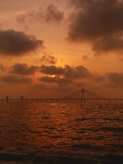 Obraz premium sunset over the sea