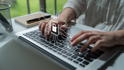 Cyber security system protecting digital infrastructure. Cyber security ensures data safety,...