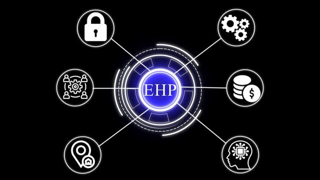 Professional After Effects Business Animation Project Advanced Tech Interface Motion Graphics AEP Corporate Digital Workflow Animation Template