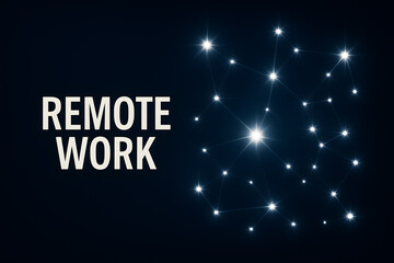 Obraz premium Starry Teamwork with Constellation Connections for Collaborative Astronomy