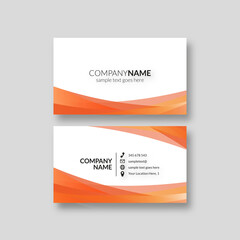 Fototapeta premium Modern Creative and Simple Corporate Business Card Template Design.