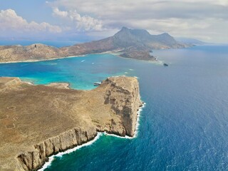 Gramvousa island view