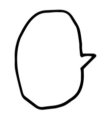 手描きの吹き出し
