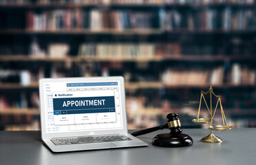 Online appointment booking calendar for brisk registration on the internet website