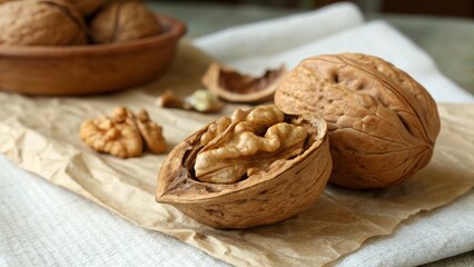 walnuts and nutcracker