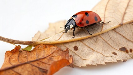 ladybird on a leaf